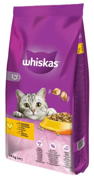 Whiskas Pui/Ficat - 14-kg,whiskas