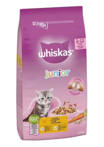 Whiskas Junior Pui - 800-g,whiskas