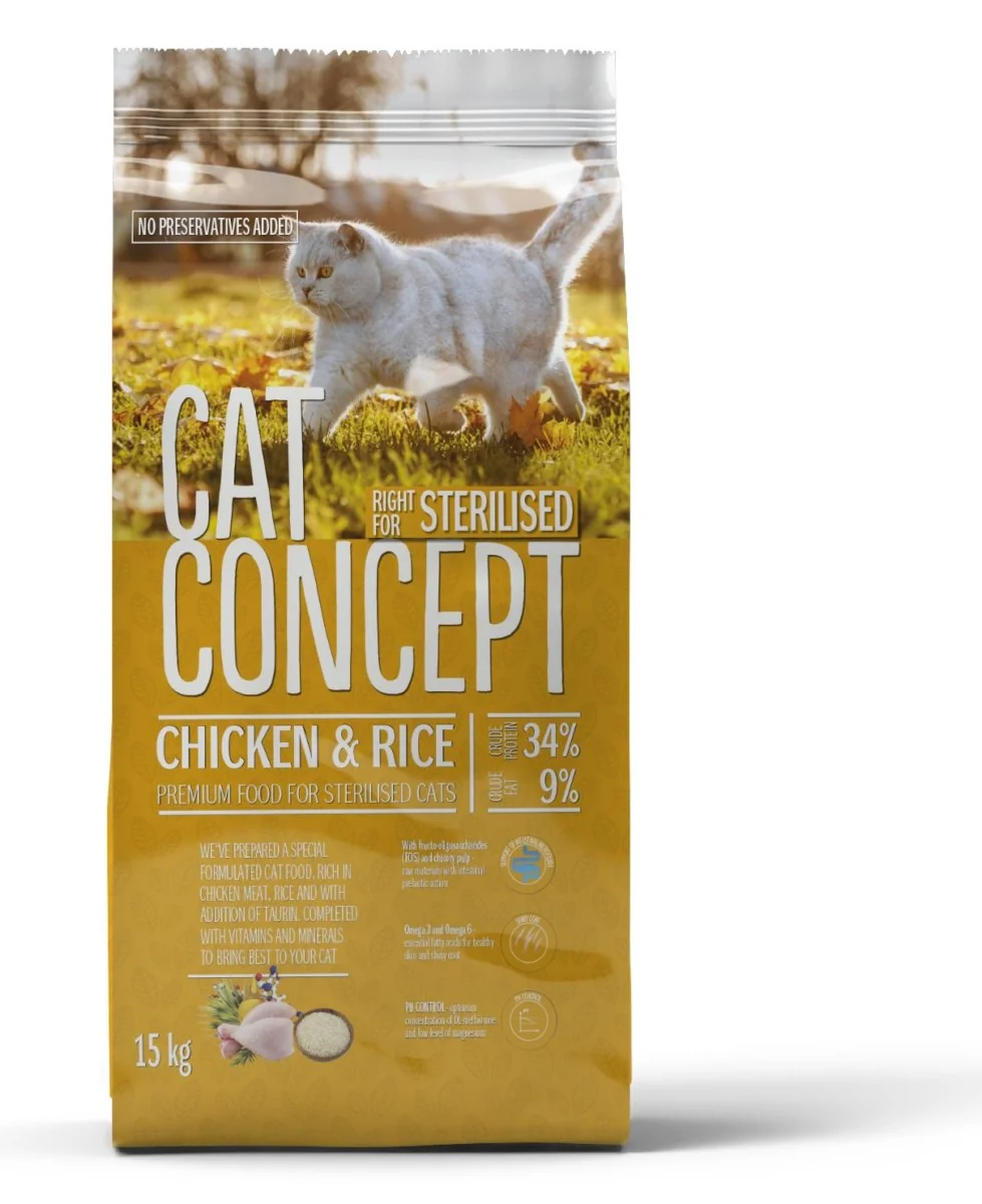 Cat Concept Dry Sterilised - cat-concept,400-g