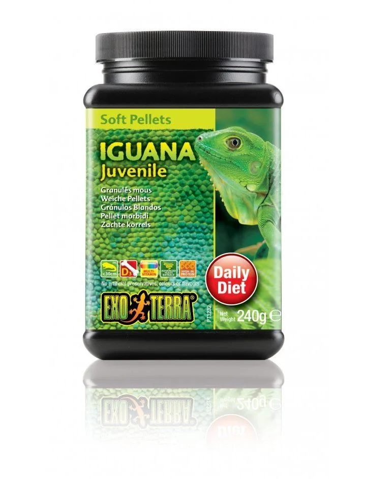 Exo Terra Pelete Soft Iguana Juvenile 240 G PT3232