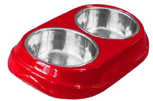 Castron Melamina/Inox Red 2x150 ml 8042