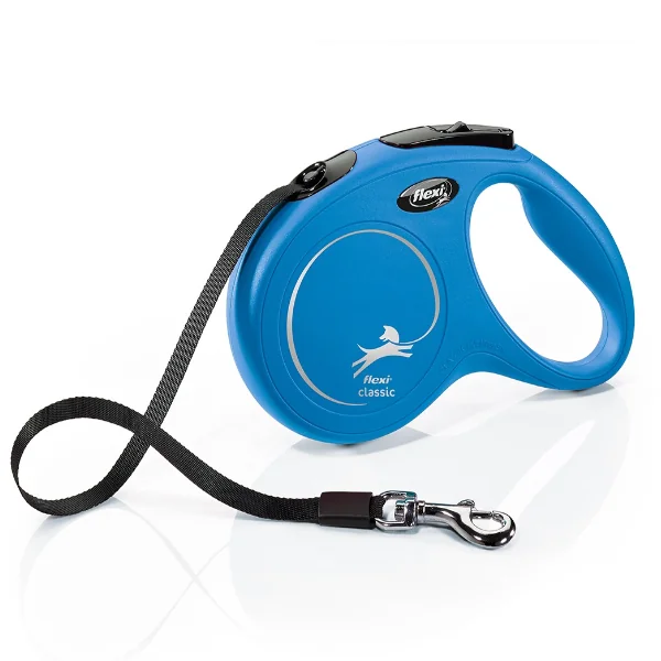 Flexi Lesa New Classic Tape S 5 m Albastra