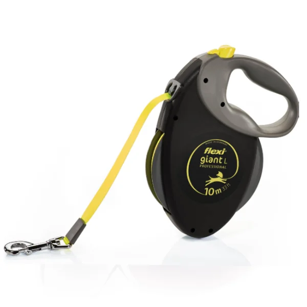 Flexi Lesa Giant Professional Tape L 10 M Negru