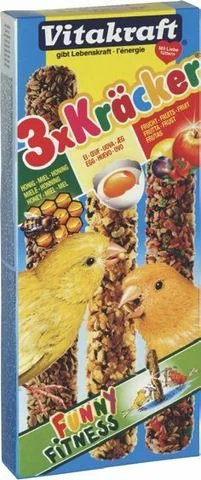 Vitakraft Baton Canar Trio Mix Ou/Caise/Miere 3 Buc 90 g