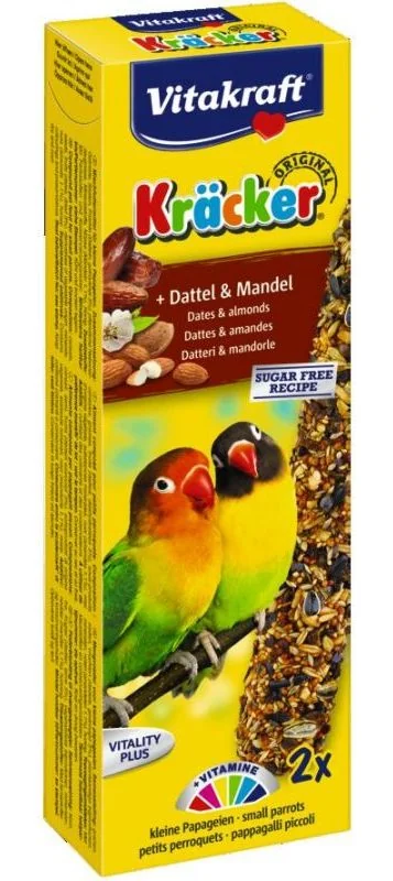 Vitakraft Baton Papagali Mici Migdale/Curmale 2 Buc 180 g