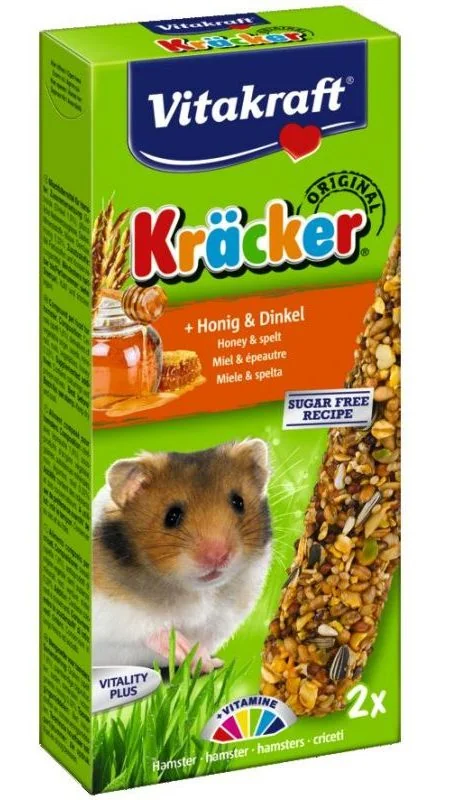 Vitakraft Baton Hamster Cu Miere/Grau Spelt 2 Buc
