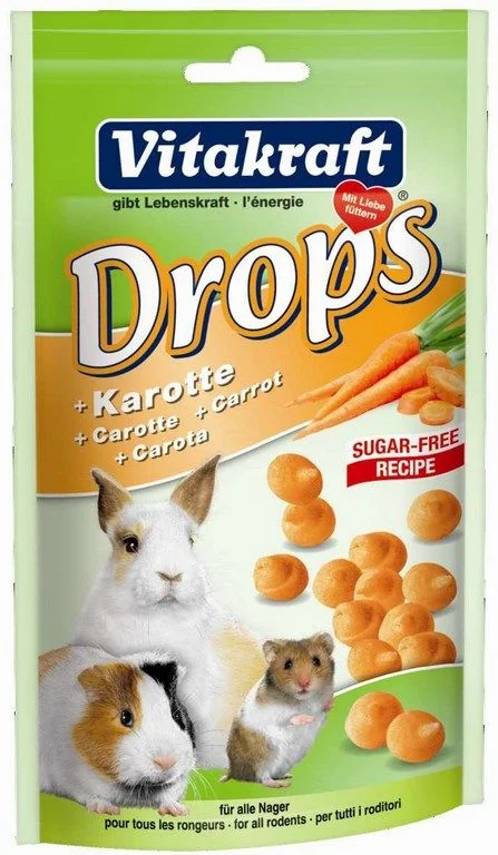 Vitakraft Drops Iepure Cu Morcov 75 g