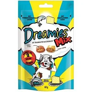 Dreamies Mix Somon/Branza 60 g