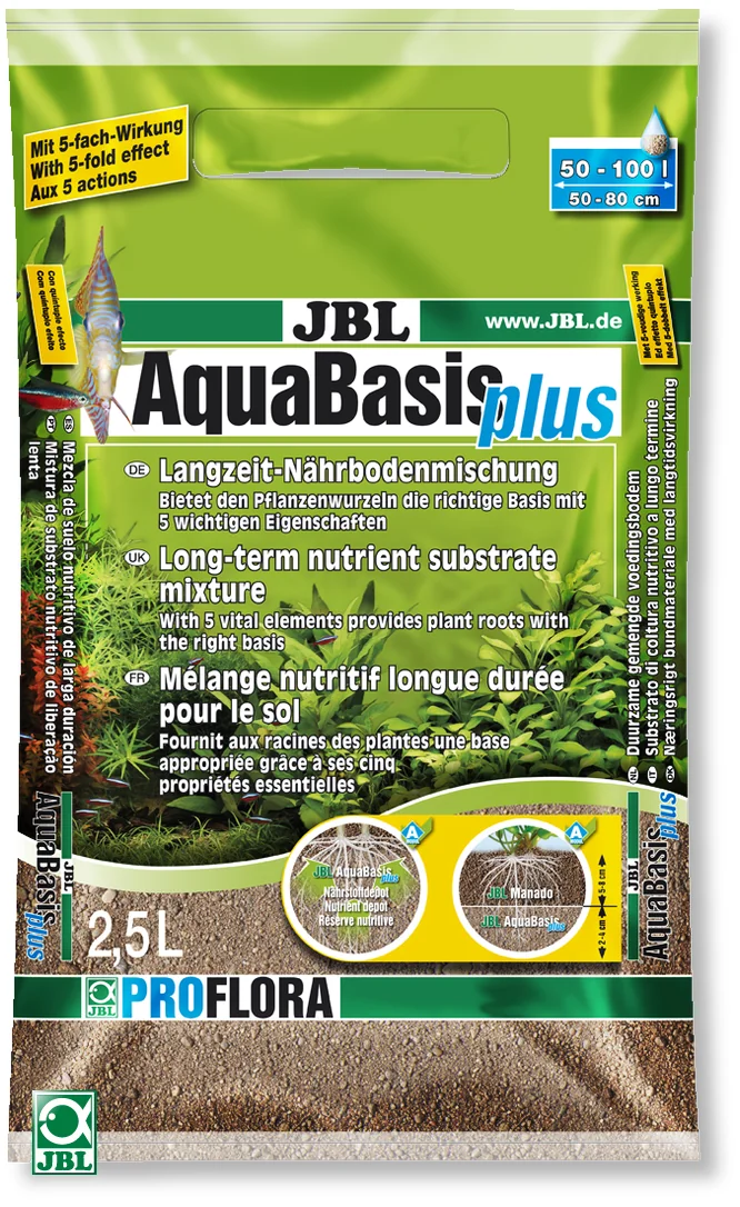 JBL Substrat Aquabasis Plus 2.5 L