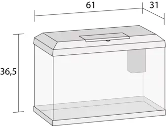 Juwel Acvariu Primo Led 60 Negru