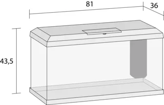 Juwel Acvariu Led Primo 110 Negru 2.0