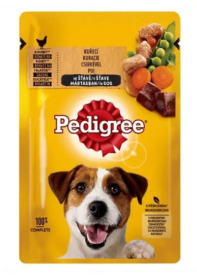 Pedigree Plic Pui in Sos 100 g