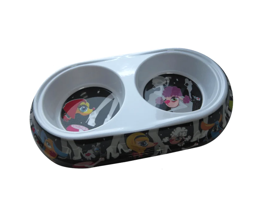 Pet Expert Castron Melamina Glamour Bone 2x500 ml 8038