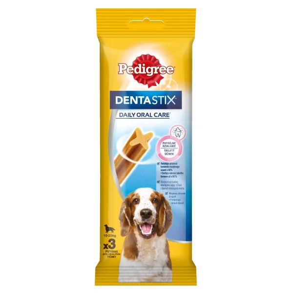 Pedigree Dentastix Mediu Mono 3 Buc 77 g