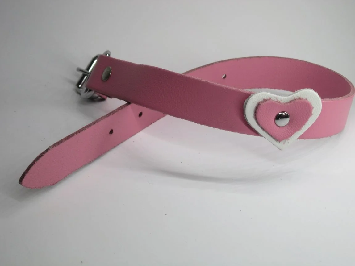 Zgarda Caine Streeetside Inima 1.0/29 cm Roz Nr 00