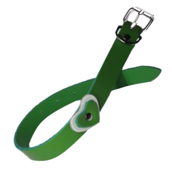 Zgarda Caine Streeetside Inima 1.2/36 cm Verde Nr 0