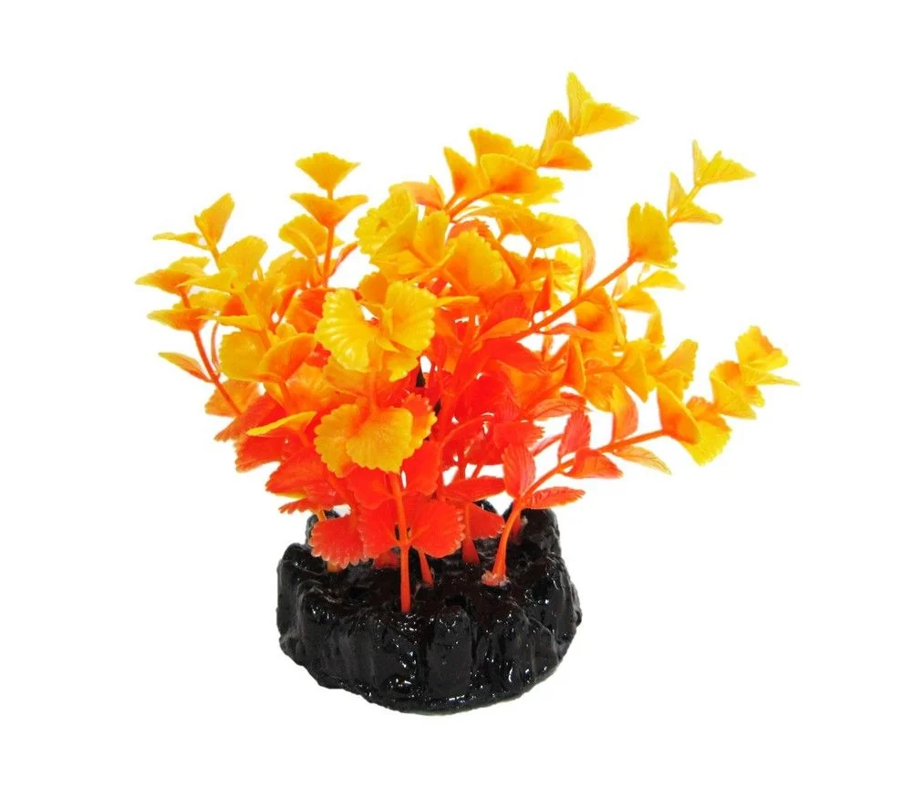 Resun Planta Plastic Cabomba Orange 10 cm