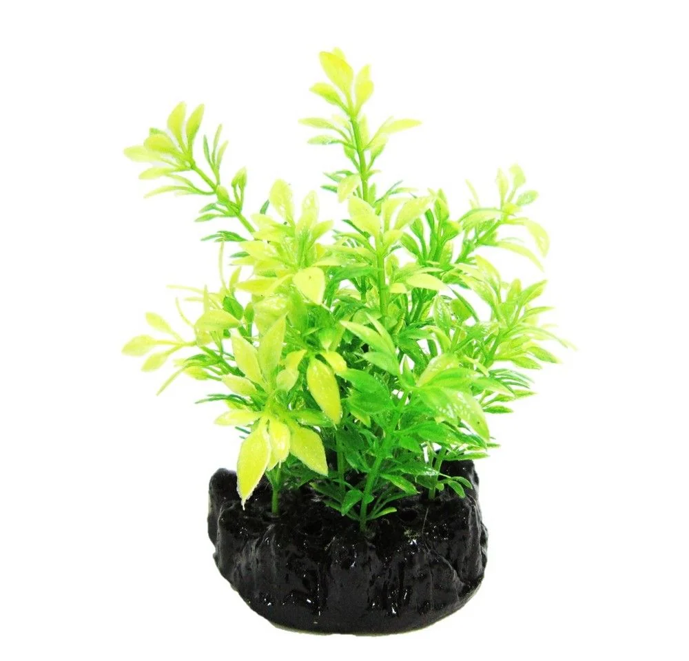 Resun Planta Plastic Bush Green 10 cm