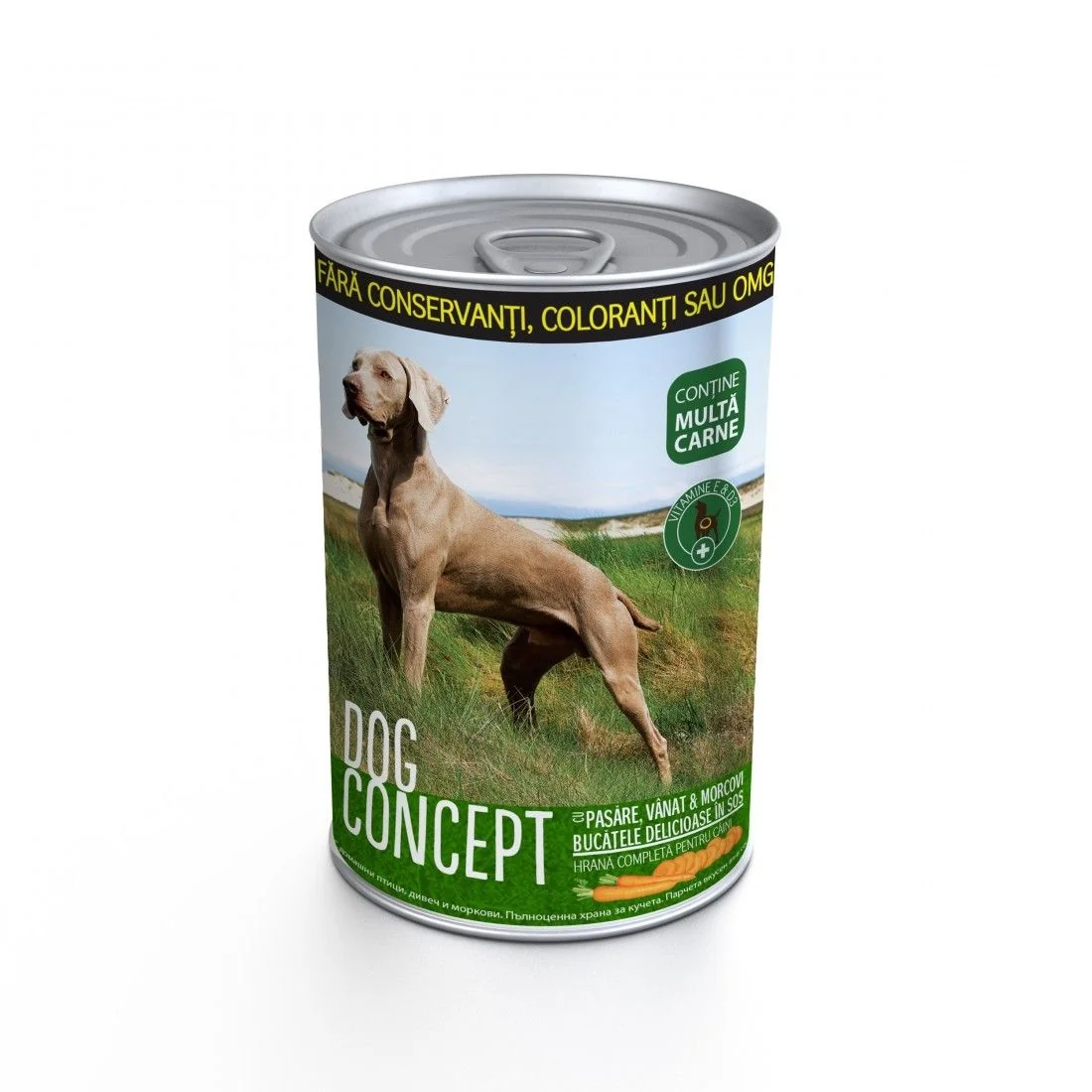 Dog Concept Conserva Pasare/Vanat Morcovi 415 g