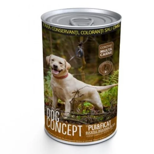 Dog Concept Conserva Pui/Ficat 1240 g