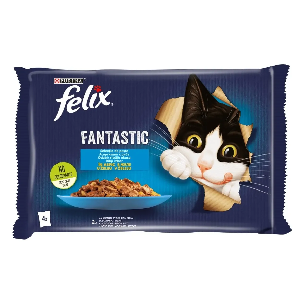 Felix Fantastic Plic Somon/Platica 4 x 85g