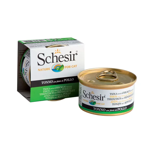 Schesir Pisica Ton/Pui 85 g