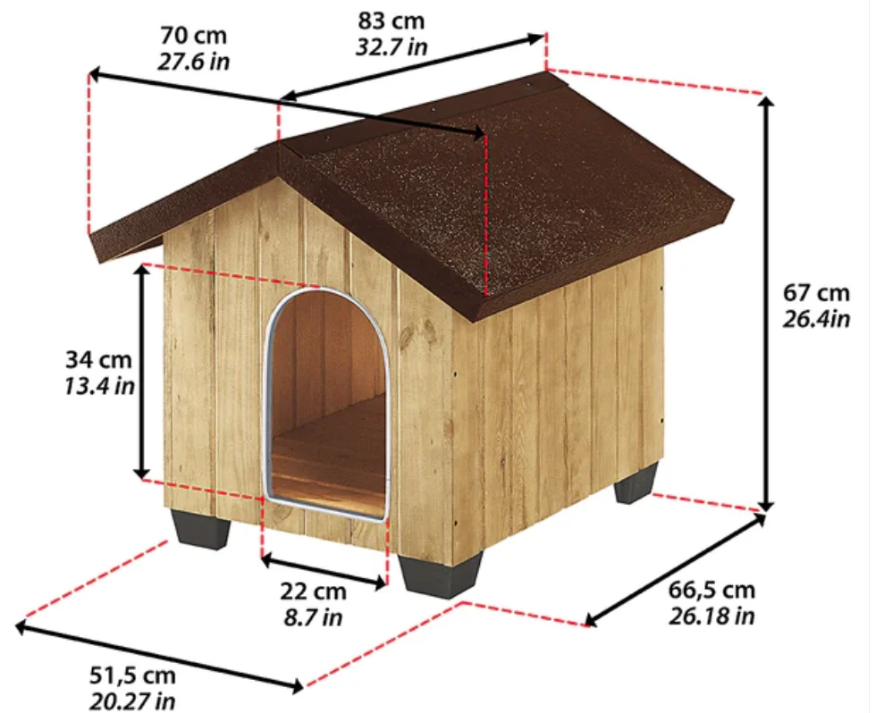 Ferplast Cotet Lemn Domus M