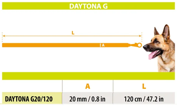 Ferplast Lesa Daytona Reglabila GA 2x200 cm Albastru