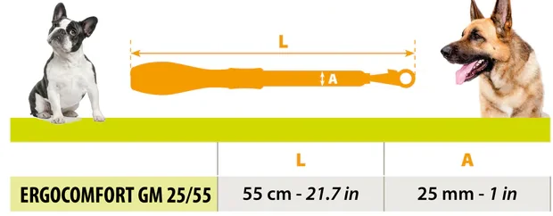 Ferplast Lesa Ergocomfort GM25/55 Albastru