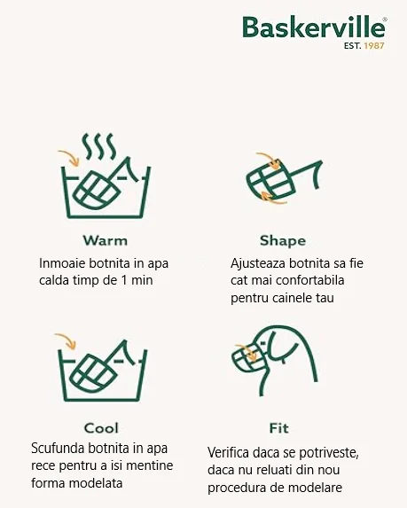 Coa Baskerville Botnita Plastic Nr 12 - Nr 16