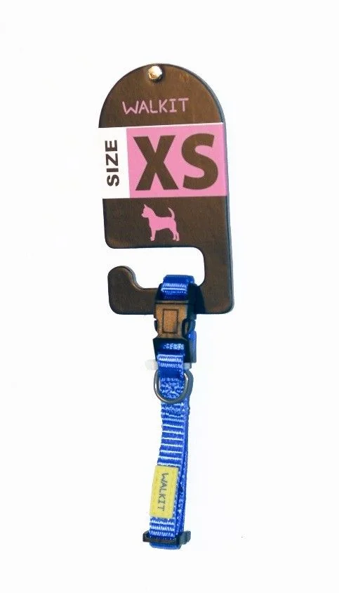 Walkit Zgarda Caine M 2.0 X 35-50 cm Albastru