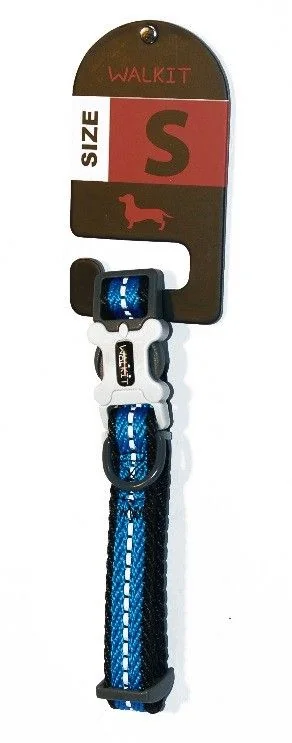 Walkit Zgarda Caine Twill Weaved L 2.5 X 40-66 cm Albastru