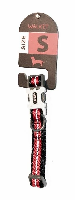 Walkit Zgarda Caine Twill Weaved L 2.5 X 40-66 cm Rosu