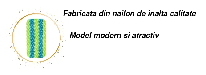 Walkit Lesa Caine Special Twill Waved L 2.5 X 120 cm Verde/Albastru