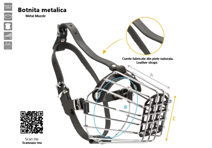Dingo Botniță Metal Boxer Mare Nr 8