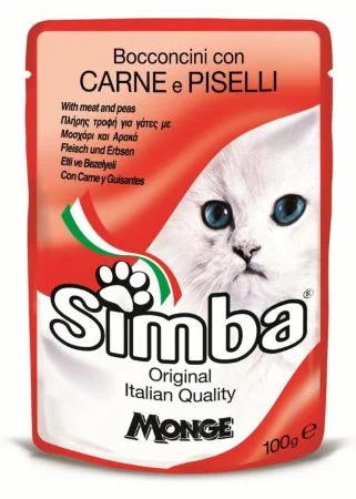 Simba Cat Plic Somon/Dorada 100 G