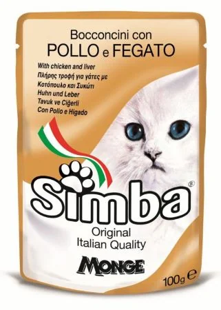 Simba Cat Plic Somon/Dorada 100 G