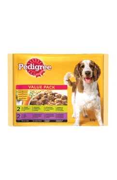 Pedigree Plic Adult Pui in Sos 4x100 g