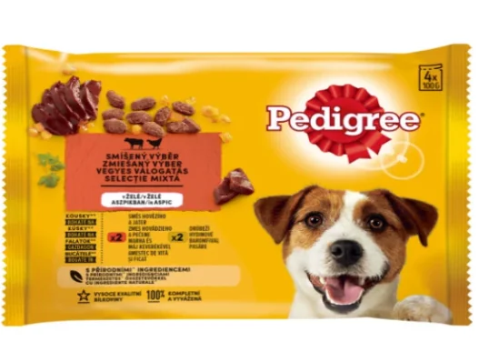 Pedigree Plic Adult Vita/Pasare 4x100 g