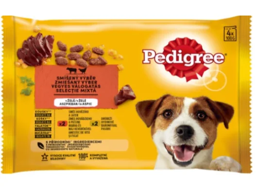 Pedigree Plic Adult Vita/Pasare 4x100 g