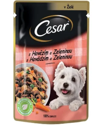 Cesar Plic Vita si Legume in Aspic 100 g