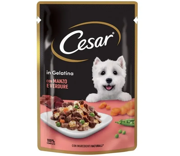 Cesar Plic Vita si Legume in Aspic 100 g