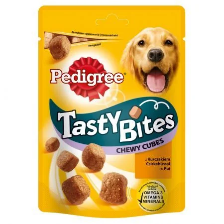Pedigree Tastybites Cubulete Gumate Pui/Rata 130 g