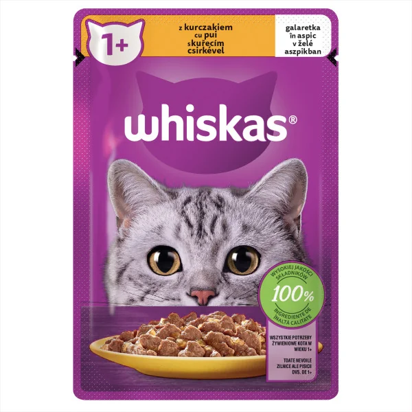 Whiskas Plic Pui 85 g