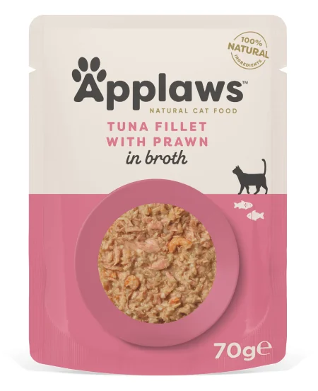 Applaws Cat Plic File Ton Cu Creveti Black Tiger 70 g