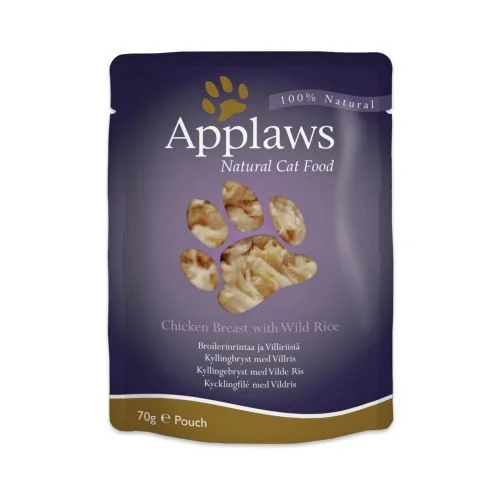 Applaws Cat Plic Piept Pui Cu Orez Salbatic 70 g