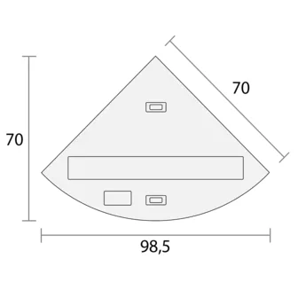 Juwel Acvariu Led Trigon 190 Alb