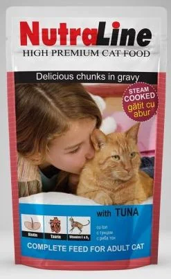 Nutraline Cat Plic Classic Ton 100 g