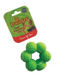 Paiatze Dog Inel Verde 6 Mingi Latex 0035/ 2428