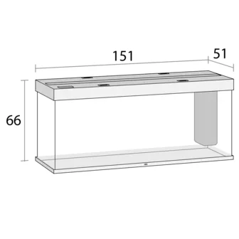 Juwel Acvariu Led Rio 450 Alb